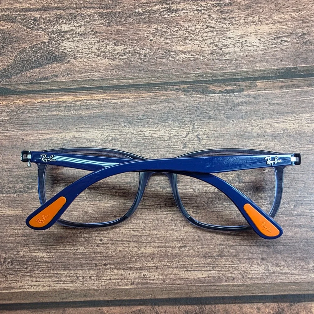 Ray-Ban Junior RJ 9076S 7124/71 Kids Blue Orange Phantos Eyeglasses 49-17-130‎
